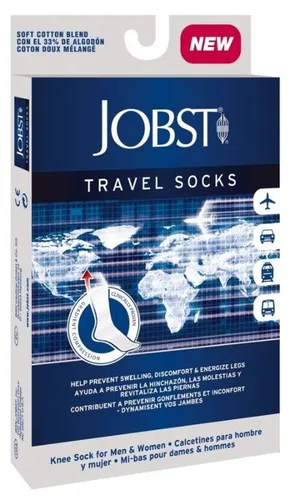 Jobst Travel Socks Zwart 41-42