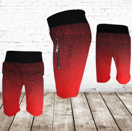 Jongens shorts rood 6 -Papillon-110/116-Korte broeken