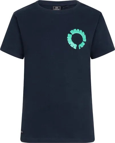 Jongens t-shirt denim records - Navy blauw
