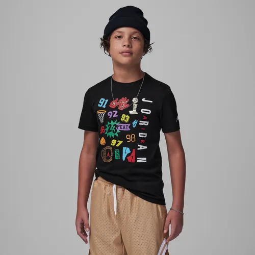 Jordan 2x3 Peat Tee T-shirt voor kids - Zwart