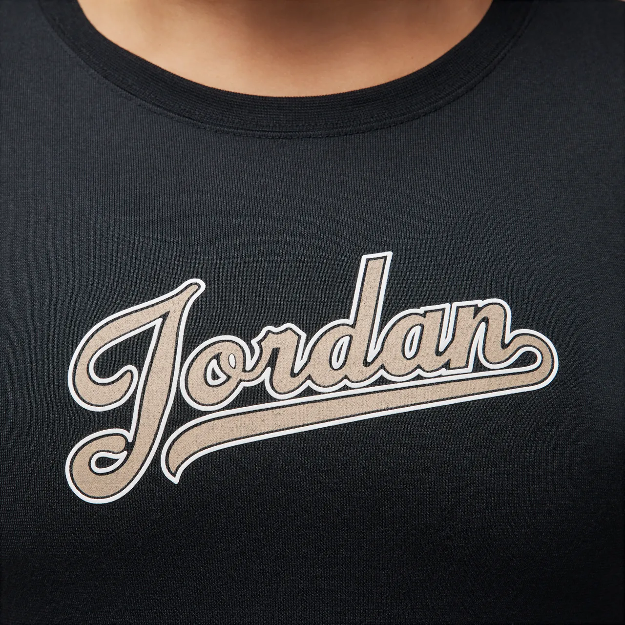 Jordan aansluitend T-shirt voor dames - Zwart