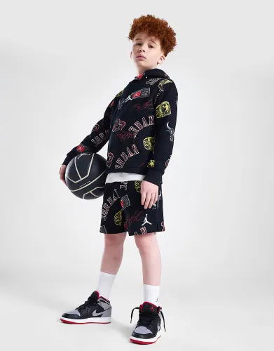 Jordan All Over Print Shorts Junior, Black