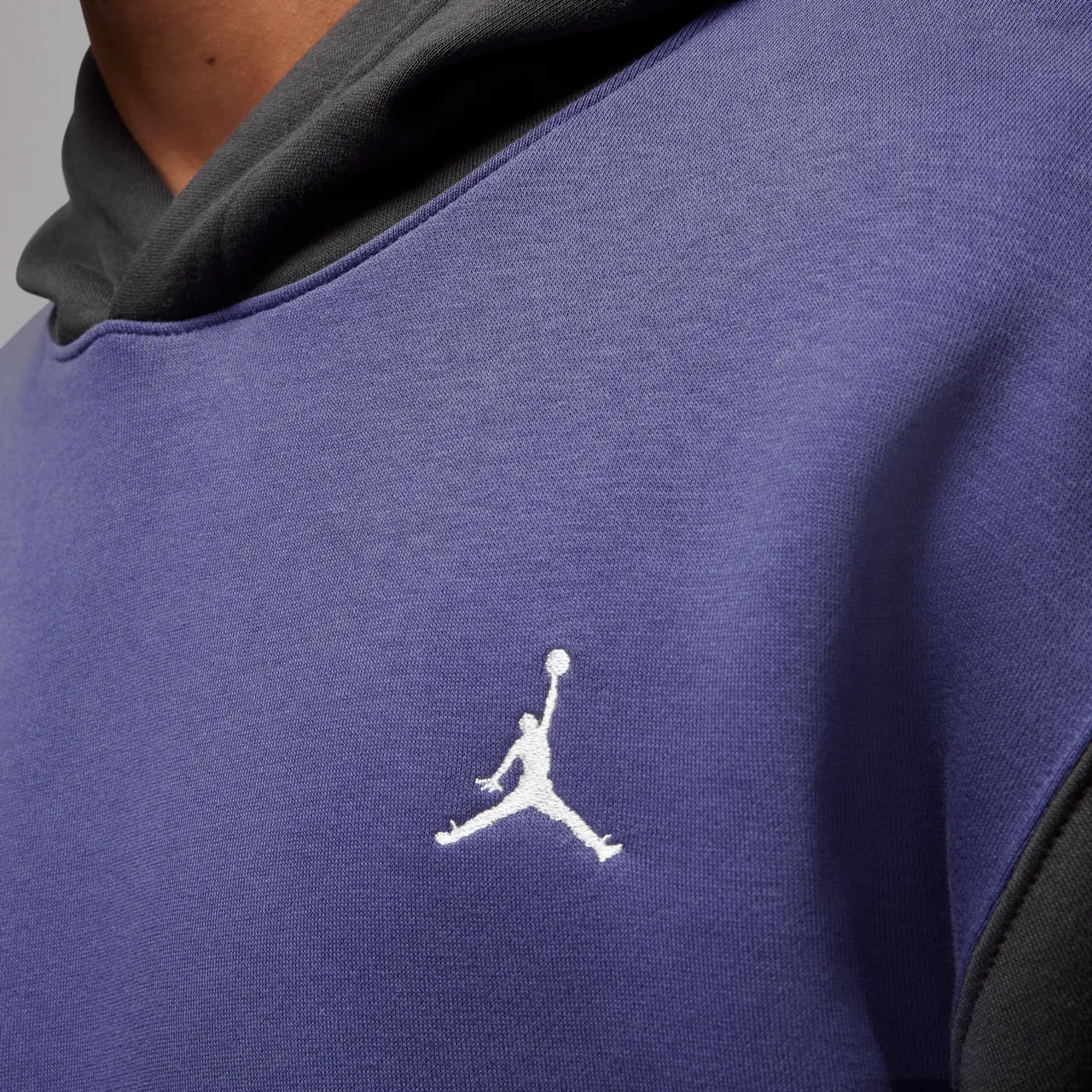 Jordan Brooklyn Fleece hoodie met print voor heren - Paars