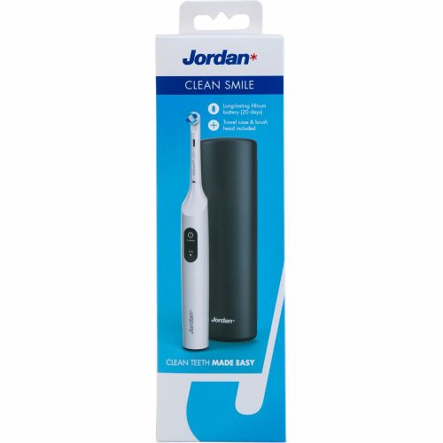Jordan Elektrische Tandenborstel Clean Smile Zwart - Wit
