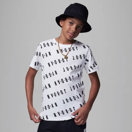 Jordan Essentials Printed Tee T-shirt voor jongens - Wit