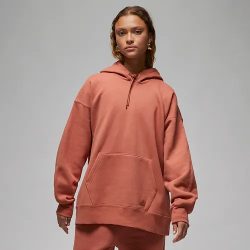 Jordan Flight Fleece hoodie voor dames - Oranje