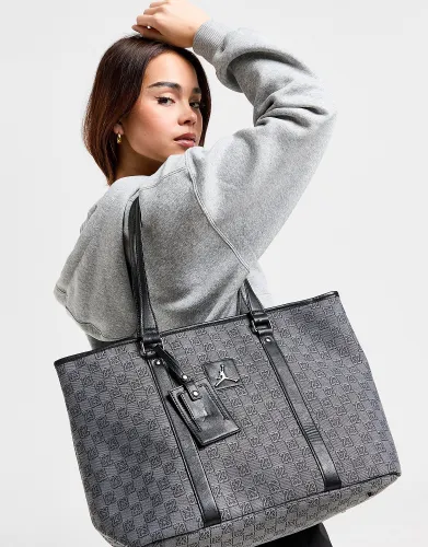 Jordan Monogram Tote Bag, Grey