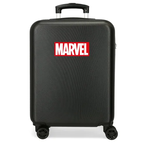 Joumma Marvel Logo Valise cabine noire 38 x 55 x 20 cm