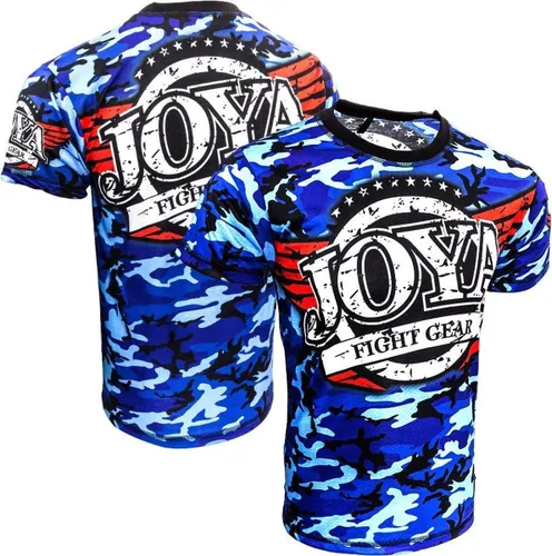 Joya Camouflage - T-shirt - Katoen - Blauw - 164
