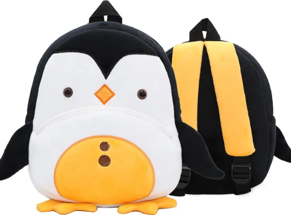 Joya Kids® Pinguïn backpack | Prachtige Pinguïn Peuter rugtas | Rugzak Schooltas voor Peuters/Kleuters | Jongens en Meisjes Kinderrugzak | Kinder rugz...