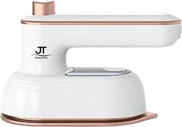 JT Products Luxe Reisstrijkijzer Wit – Mini Strijkijzer - Inklapbaar - 8,4x11,5CM - Sprayfunctie - Stomend Effect - Travel Strijkijzer – Strijkijzer V...