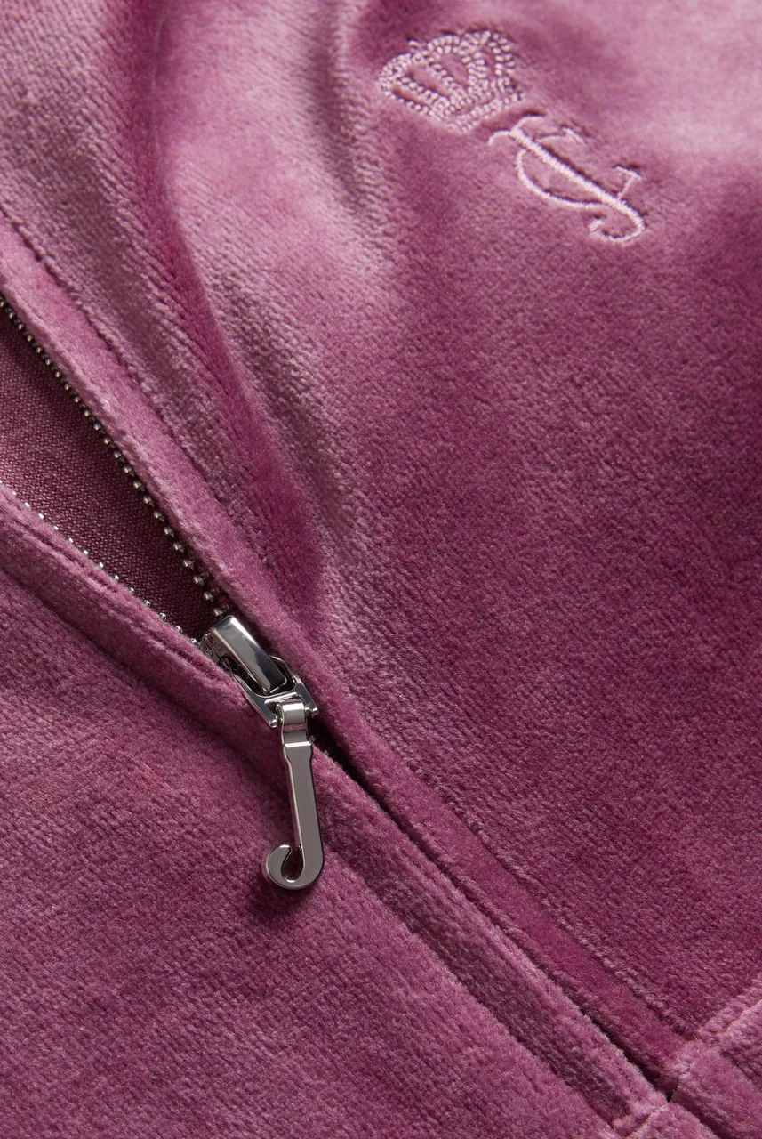 Juicy Couture Hertitage robyn hoodie damson with caisa low rise pants