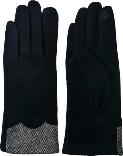 Juleeze Handschoenen Winter 8x24 cm Zwart 100% Polyester Handschoenen Dames