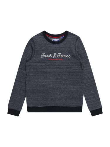 Junior Sweatshirt  blauw gemêleerd / rood / wit