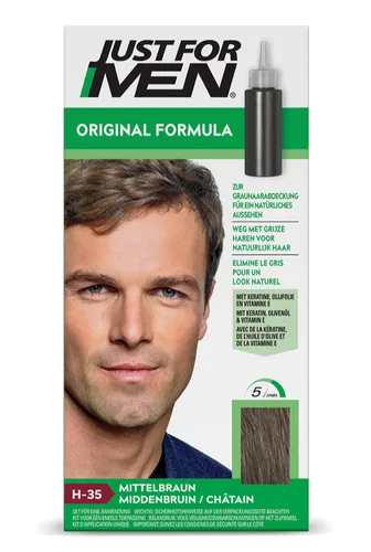 Just For Men Original Formula Haarkleuring - H35 Middenbruin