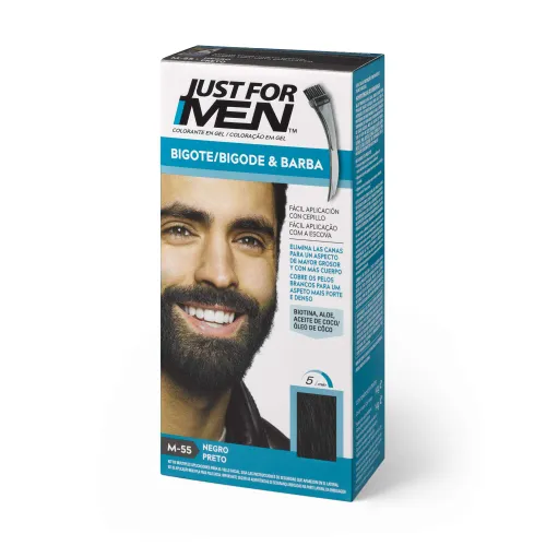 Just For Men Tint voor snor en zwarte baard