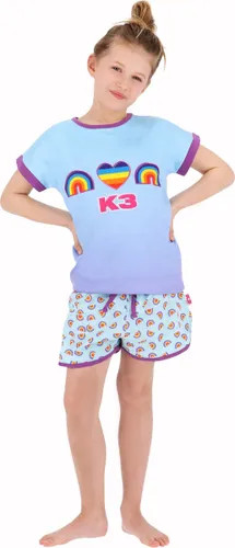 K3 Shortama Pyjama Regenboog