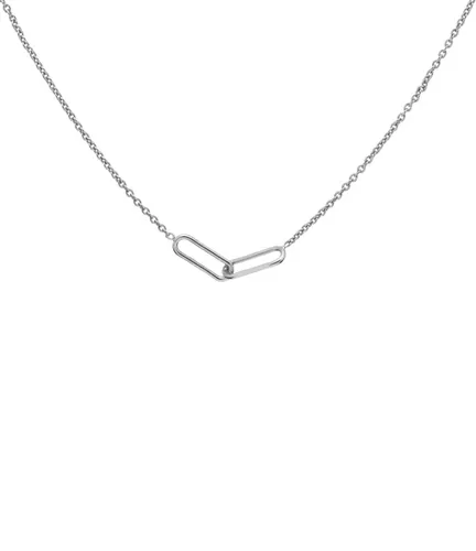 Karma Necklace Double Square Silver