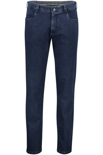 Katoenen Meyer jeans Dubai donkerblauw
