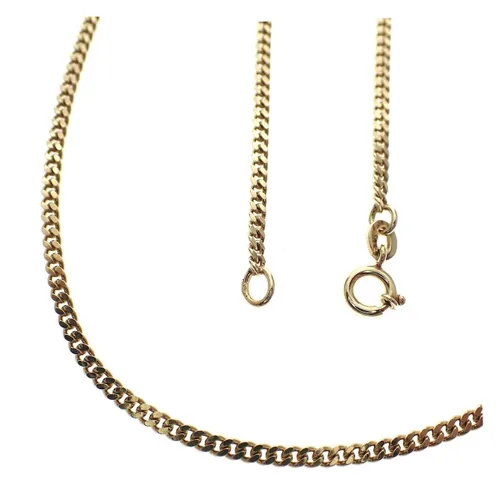 ketting - gourmet - geel goud - 42 cm lang - 1.0 mm breed - 1.7 gram - sieraden - 14 karaat - verlinden juwelier
