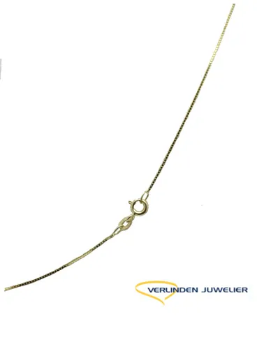 Ketting - venetiaan - geel goud - 40 cm - 0.8 mm - 2.1 gram - Verlinden juwelier