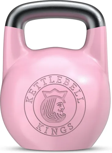 Kettlebell Kings© - 33mm Wedstrijdstijl Kettlebell Gewichten Voor Vrouwen & Mannen - Ontworpen Voor Comfort Bij Hoge Herhaling Trainingen - Superieure...