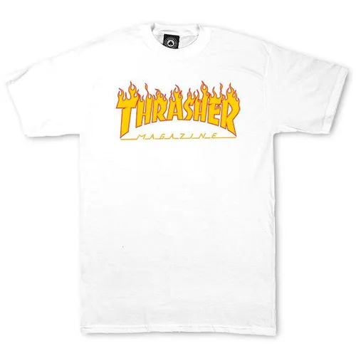 Kids Flame Logo T-shirt White - XS-6jaar