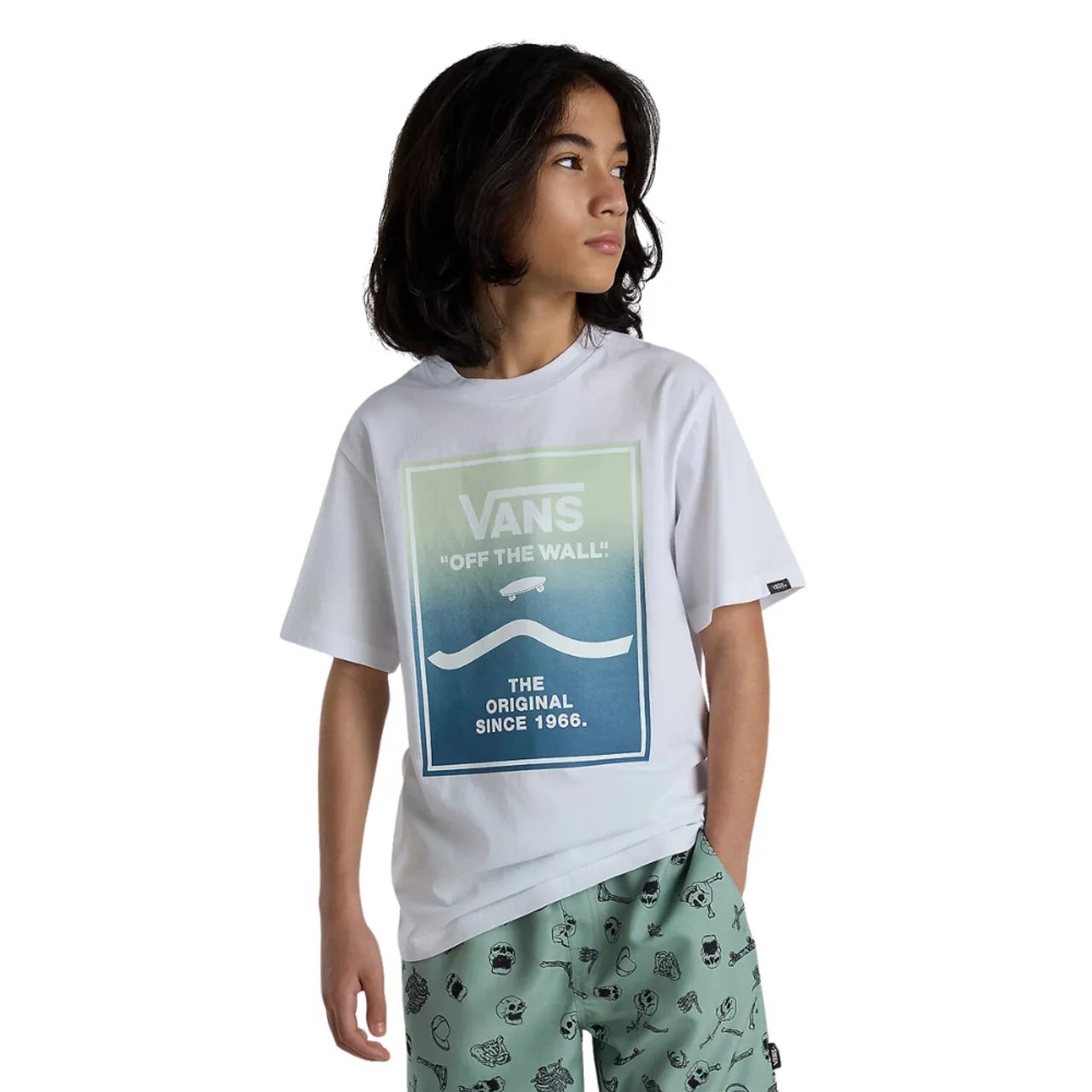Kids Print Box 2.0 T-shirt White - XL-14jaar