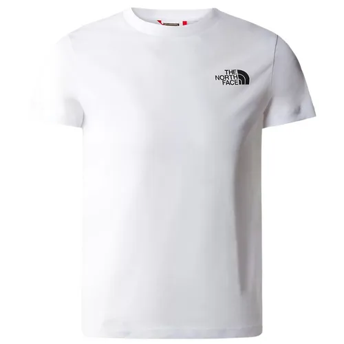 Kids Simple Dome T-shirt TNF White - M-10jaar
