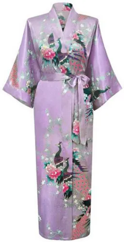 KIMU® Kimono Lila Maxi
