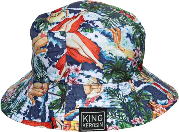 King Kerosin - Beach Bucket hat / Vissershoed - Blauw
