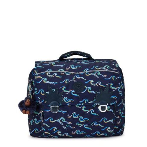 Kipling Iniko Medium Schoolbag-Fun Ocean