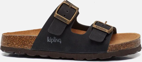 Kipling Sandalen zwart Leer