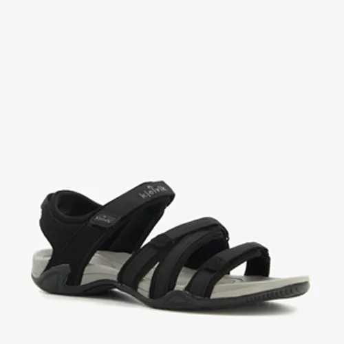 Kjelvik dames sandalen zwart/grijs