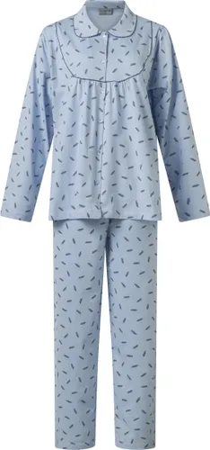 Klassieke dames pyjama 124216 van Lunatex blauw