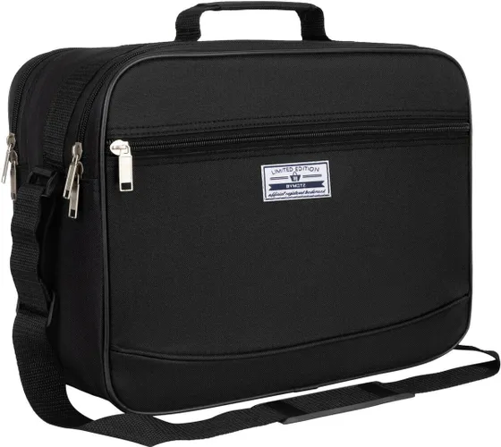 KLM Handbagage Tas 40 x 30 x 15 cm - Met Smart-Sleeve Voor Op Een Koffer - Ook Geschikt voor Air France / Turkish Airlines / British Airways / Finnair...