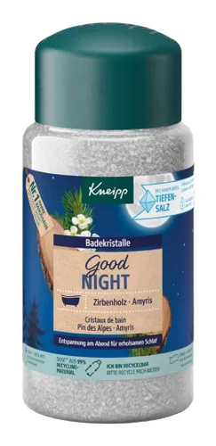 Kneipp - Badzout – Good Night – kristallen grenen en
