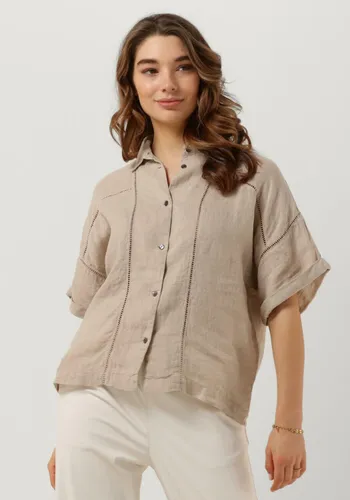 KNIT-TED Dames Blouses Kate - Zand