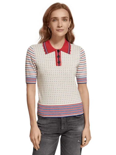 Knitted polo - Maat XS - Multicolor - Vrouw - Knitwear - Scotch & Soda