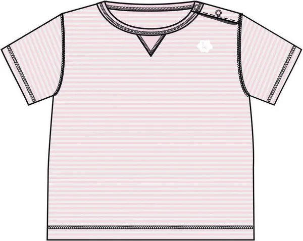 Koeka - T-shirt korte mouw Palm Beach - Waterpink - 74x80