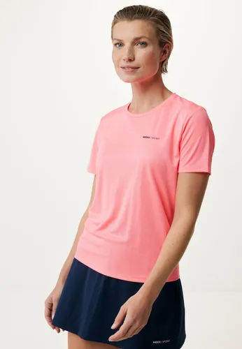 Korte Mouwen Sport T-shirt Neon Roze