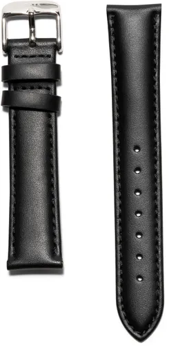 KRAEK Zwart Zilver - horlogebandje met quick release - 18 mm bandje - Easy click
