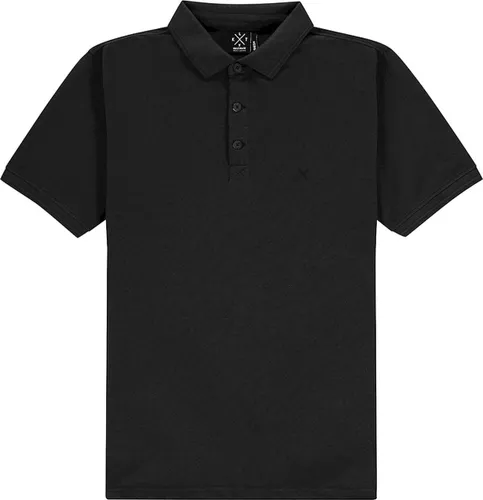Kultivate polo shirt keene zwart - M