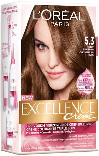 L&apos;Oréal Paris Excellence 5.3 Licht Goudbruin