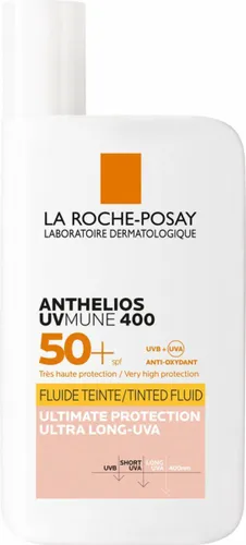 La Roche-Posay Anthelios UVMUNE 400 Getinte Fluide voor een Gevoelige Huid SPF50+ 50ml - Zonnebescherming voor het gezicht