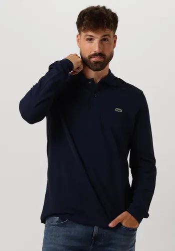 LACOSTE Heren Polo's & T-shirts 1hp2 Men Long Sleeved Best Polo - Donkerblauw