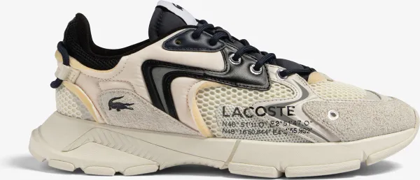Lacoste L003 Neo Heren Sneakers - Gebroken Wit/Zwart