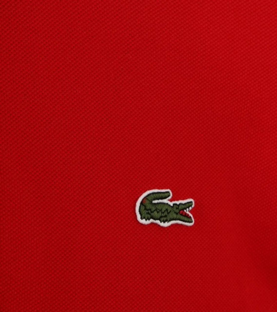 Lacoste Poloshirt Pique Rood