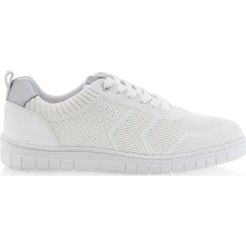 Lage Sneakers Campus gympen / sneakers vrouw wit