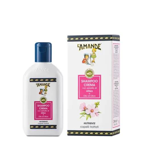 L'Amande Shampoo crème met hoogteextract en olijfolie voor